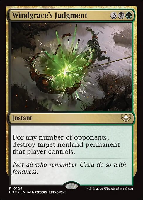 Windgrace's Judgment - Commander: Edge of Eternities - R - 129