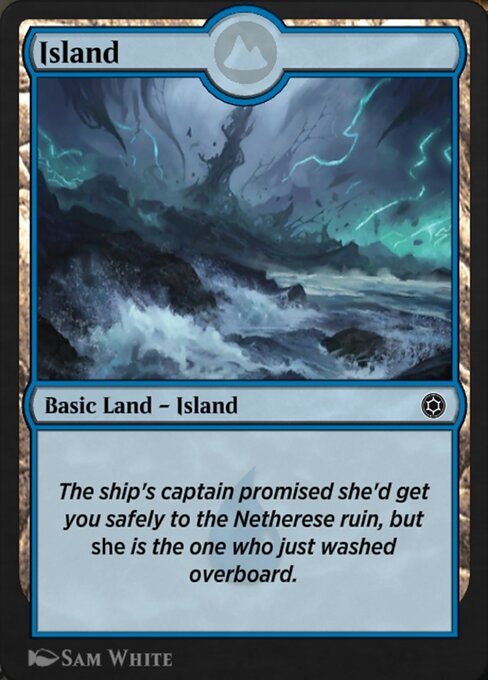 Island (296) - JP Full Art - Kamigawa: Neon Dynasty - L - 296