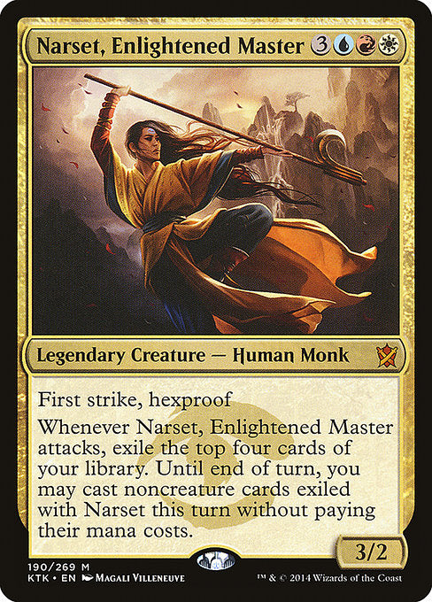 Narset, Enlightened Master - Khans of Tarkir - M - 190