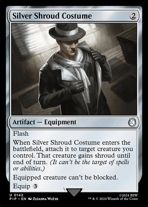 Silver Shroud Costume - Universes Beyond: Fallout - U - 142