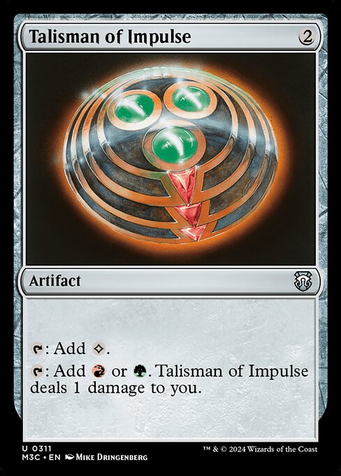 Talisman of Impulse (Ripple Foil) - Commander: Modern Horizons 3 - U - 311