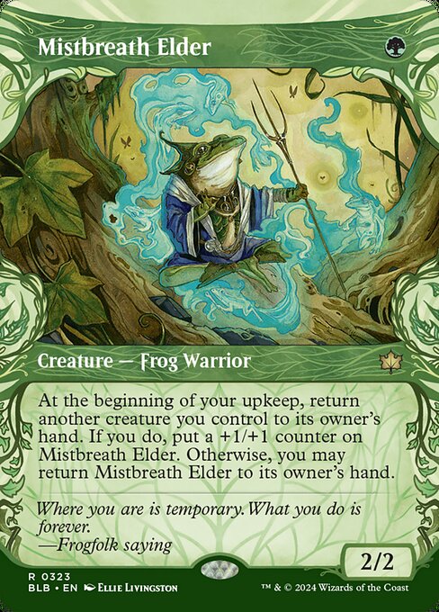 Mistbreath Elder (Showcase) - Bloomburrow - R - 323