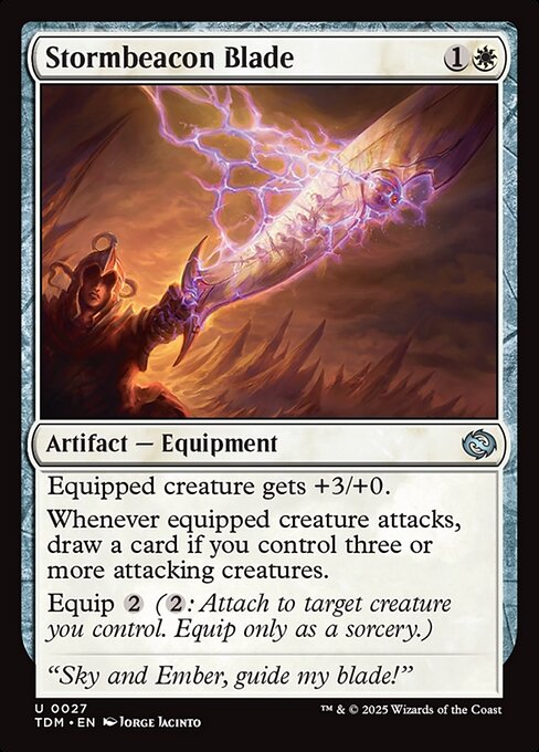 Stormbeacon Blade - Tarkir: Dragonstorm - U - 27