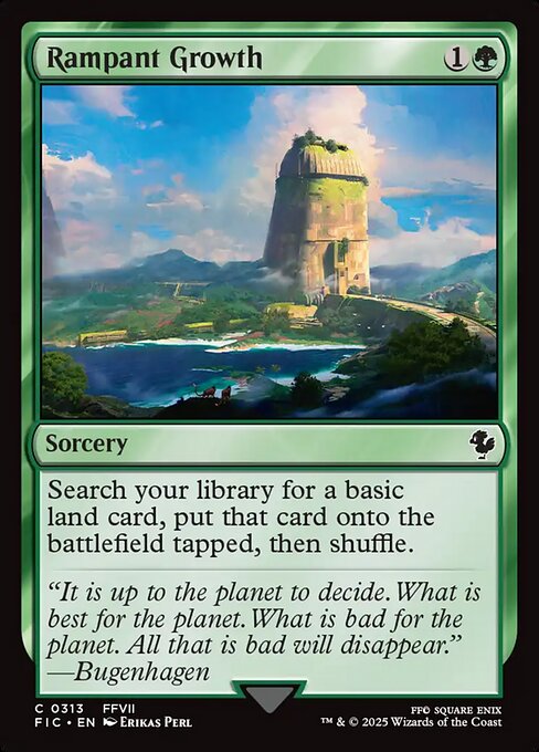 Rampant Growth (Surge Foil) - Commander: FINAL FANTASY - C - 313