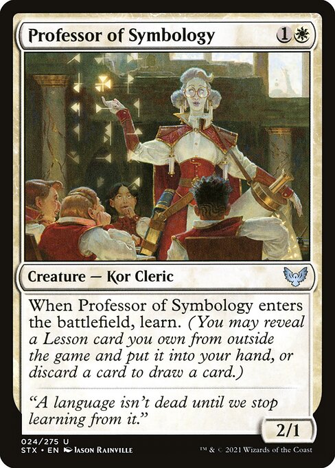 Professor of Symbology - Strixhaven: School of Mages - U - 24