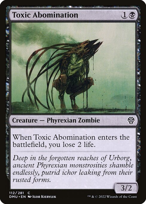 Toxic Abomination - Dominaria United - C - 112