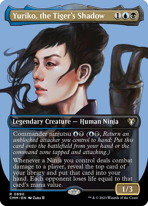 Yuriko, the Tiger's Shadow (Borderless) - Commander Masters - R - 690