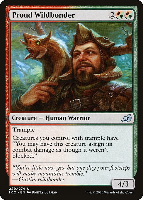 Proud Wildbonder - Ikoria: Lair of Behemoths - U - 229