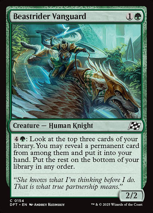 Beastrider Vanguard - Aetherdrift - C - 154
