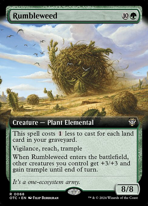 Rumbleweed (Extended Art) - Commander: Outlaws of Thunder Junction - R - 68