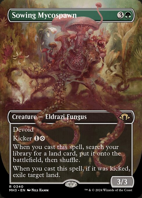 Sowing Mycospawn (Borderless) - Modern Horizons 3 - R - 340