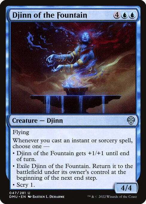 Djinn of the Fountain - Dominaria United - U - 47