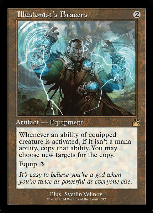 Illusionist's Bracers (Retro Frame) - Ravnica Remastered - R - 392