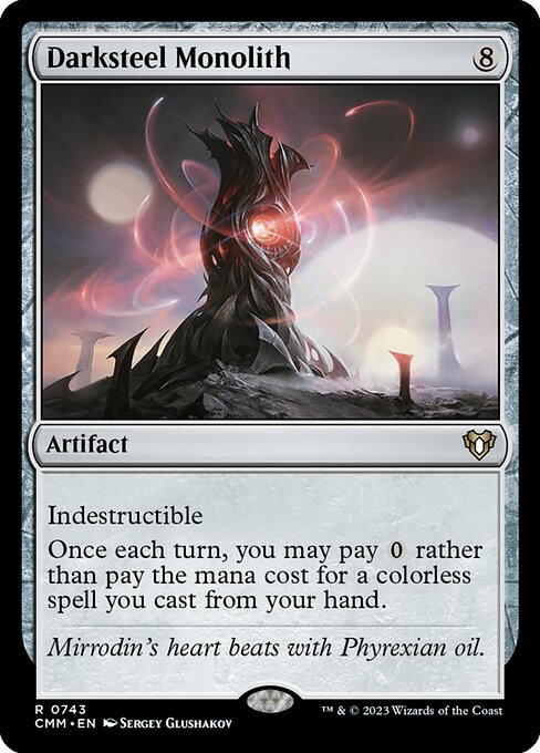 Darksteel Monolith - Commander Masters - R - 743
