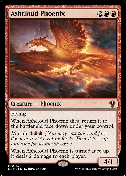 Ashcloud Phoenix - Commander: Murders at Karlov Manor - M - 147