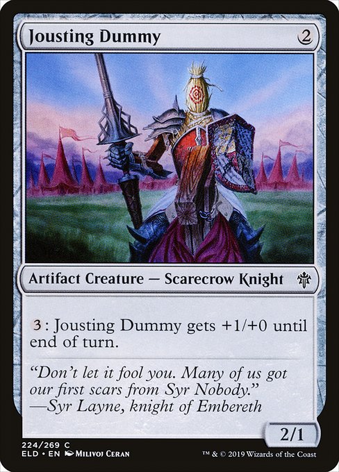 Jousting Dummy - Throne of Eldraine - C - 224