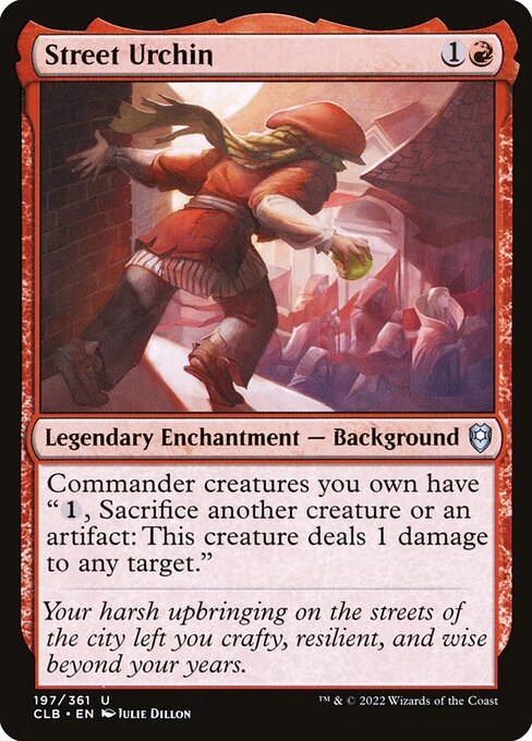 Street Urchin - Commander Legends: Battle for Baldur's Gate - U - 197