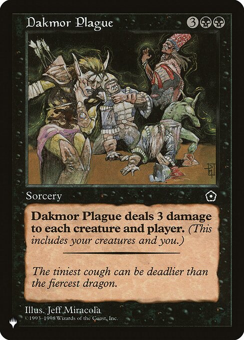 Dakmor Plague - The List Reprints - U