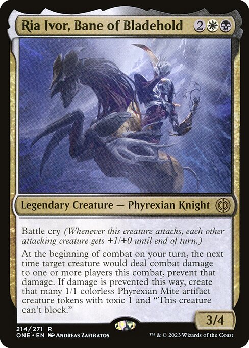 Ria Ivor, Bane of Bladehold - Phyrexia: All Will Be One - R - 214