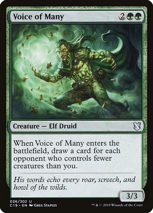 Voice of Many - Commander 2019 - U - 36