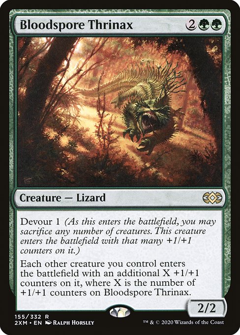 Bloodspore Thrinax - Double Masters - R - 155