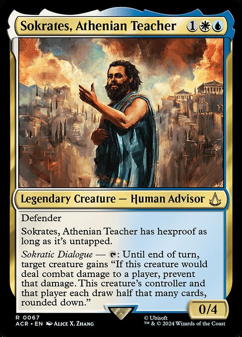 Sokrates, Athenian Teacher - Universes Beyond: Assassin's Creed - R - 67