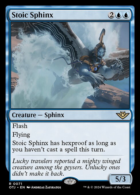 Stoic Sphinx - Outlaws of Thunder Junction - R - 71