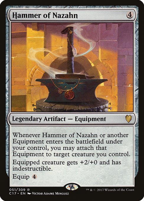 Hammer of Nazahn - Commander 2017 - R - 51