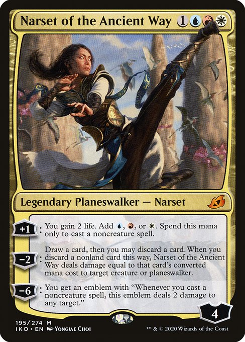 Narset of the Ancient Way - Prerelease Cards - M - 195