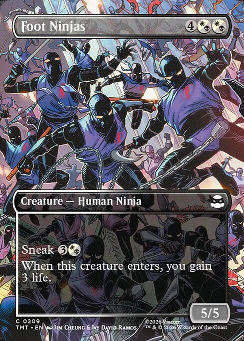Foot Ninjas (Borderless) - Teenage Mutant Ninja Turtles - C - 209