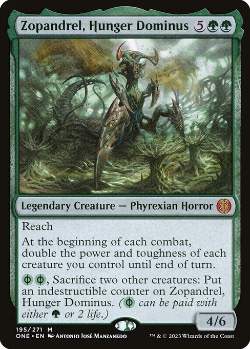 Zopandrel, Hunger Dominus - Phyrexia: All Will Be One - M - 195