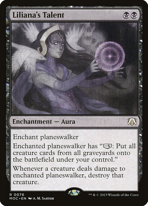 Liliana's Talent - Commander: March of the Machine - R - 76