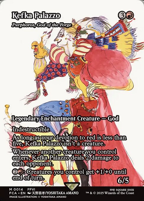 Kefka Palazzo - Purphoros, God of the Forge (Showcase) - FINAL FANTASY: Through the Ages - M - 14