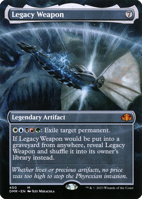 Legacy Weapon (Borderless) - Dominaria Remastered - M - 450