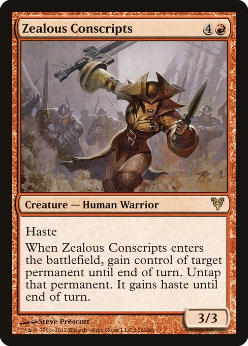 Zealous Conscripts - Avacyn Restored - R - 166