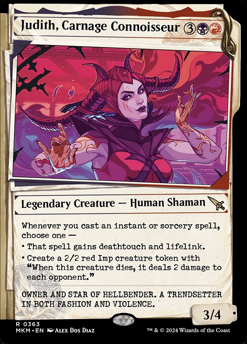 Judith, Carnage Connoisseur (Showcase) - Murders at Karlov Manor - R - 363