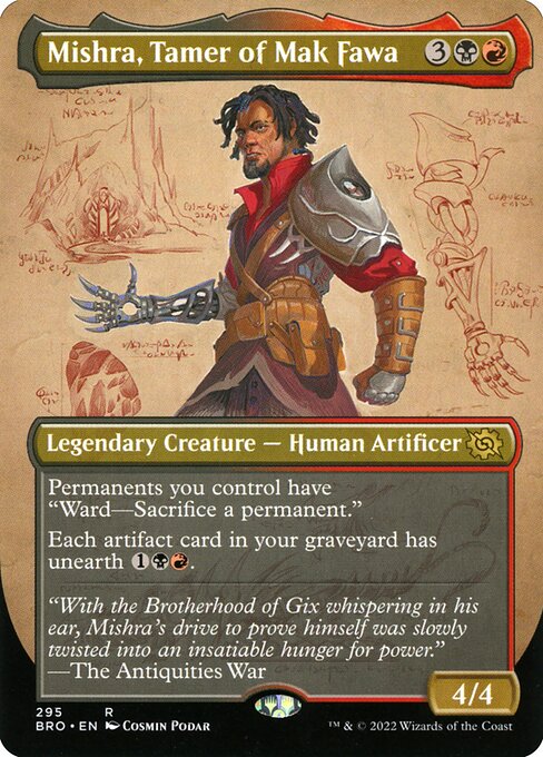 Mishra, Tamer of Mak Fawa (Borderless) - The Brothers' War - R - 295