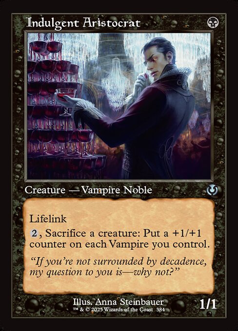 Indulgent Aristocrat (Retro Frame) - Innistrad Remastered - U - 384