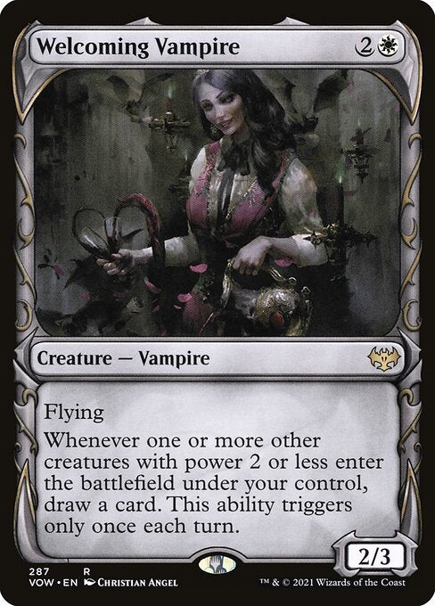 Welcoming Vampire (Showcase) - Innistrad: Crimson Vow - R - 287