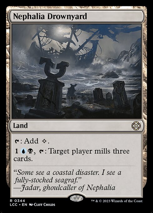 Nephalia Drownyard - Commander: The Lost Caverns of Ixalan - R - 344