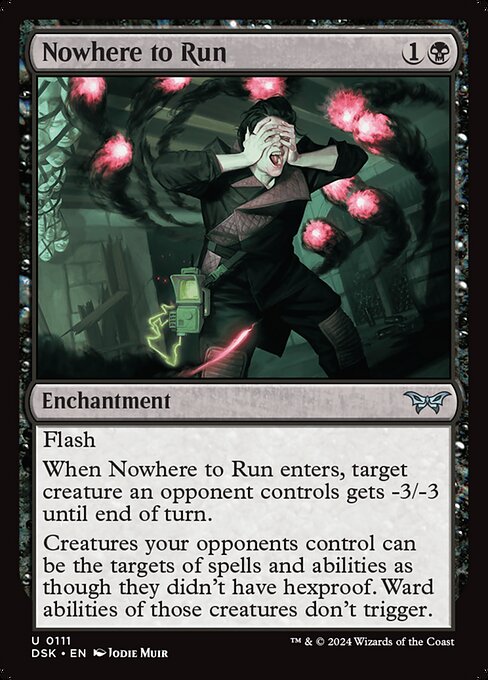 Nowhere to Run - Duskmourn: House of Horror - U - 111