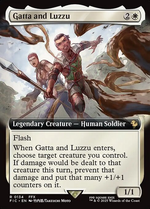 Gatta and Luzzu (Extended Art) - Commander: FINAL FANTASY - R - 134