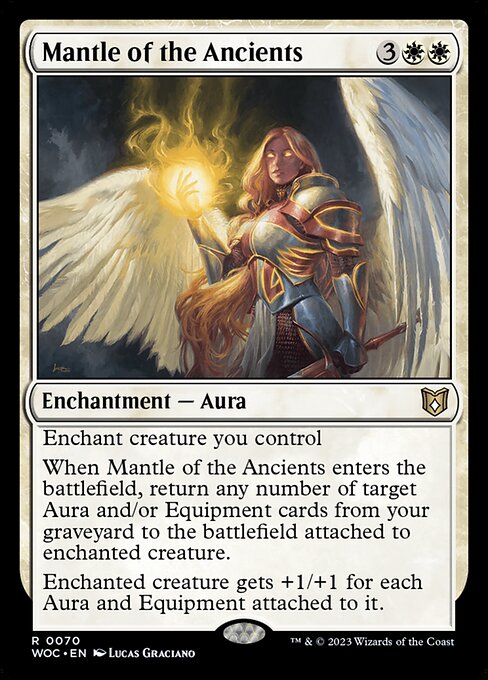 Mantle of the Ancients - Commander: Wilds of Eldraine - R - 70