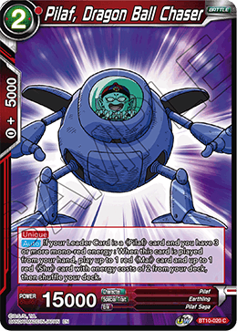 Pilaf, Dragon Ball Chaser - Rise of the Unison Warrior - Common - BT10-020