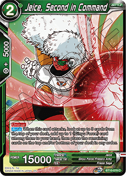 Jeice, Second in Command - Rise of the Unison Warrior - Common - BT10-079
