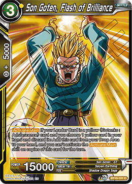 Son Goten, Flash of Brilliance - Rise of the Unison Warrior - Common - BT10-101