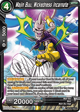 Majin Buu, Wickedness Incarnate - Rise of the Unison Warrior - Rare - BT10-126