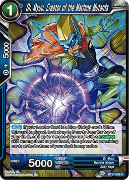 Dr. Myuu, Creator of the Machine Mutants - Vermilion Bloodline - Common - BT11-048