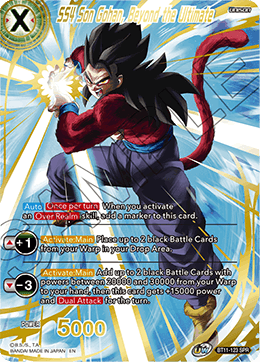 SS4 Son Gohan, Beyond the Ultimate (SPR) - Vermilion Bloodline - Special Rare - BT11-123