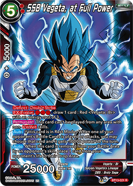 SSB Vegeta, at Full Power - Supreme Rivalry - Rare - BT13-021